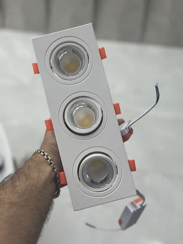 spot işıqlar qiyməti: Duroselli spot 4000k işıq rənginə sahib olan metal korpuslu, soyutmalı — 11