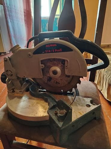 elektron mişar: ALPHA TOOLS KS 210/2 Profi geyimli mişar (kəsim stolu ilə) - Növ — 3