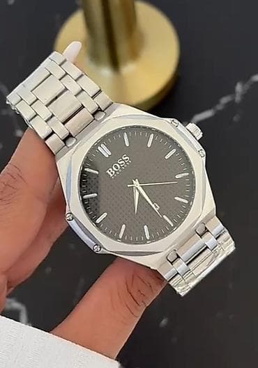 citizen saat: Yeni, Qol saatı, Hugo Boss, rəng - Gümüşü — 1