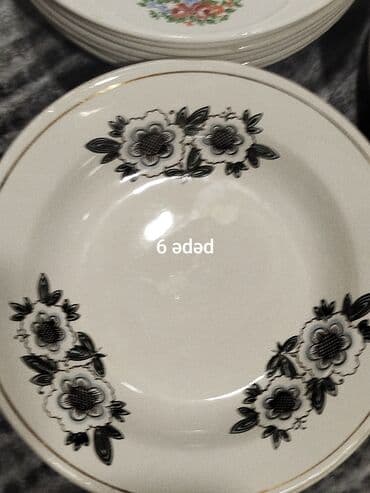 nelbeki: Boşqablar, Keramika, SSRİ — 2