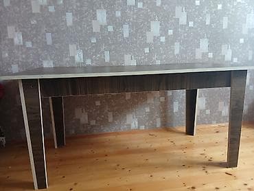 divan ikici el: Mətbəx/qonag otağı üçün düzbucaqlı masa - Material: laminatlı DSP — 2
