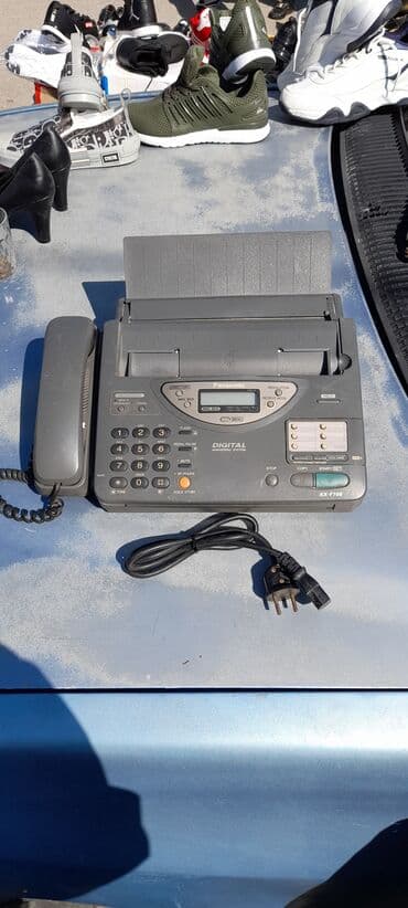 телефон домашний: Faks aparatı panasonik,satışda yoxdur,suvenir kimi satılır, şəkildə — 1