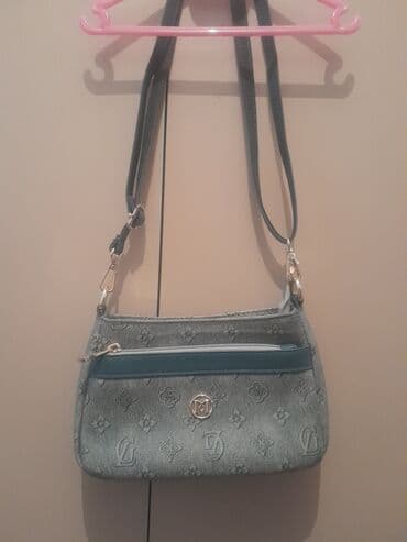 tək qaş: Qadın çantaları dəsti 1) Qara çiyin/çarpaz çanta: - Material — 5