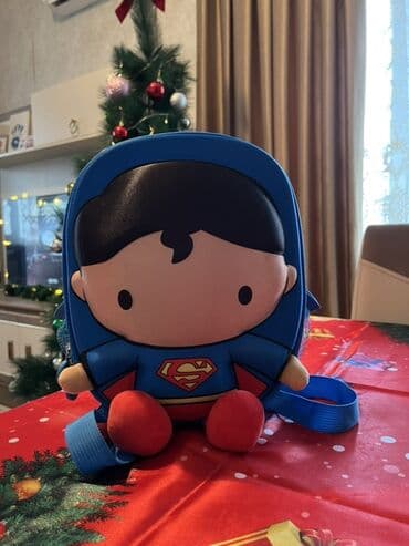 Uşaq üçün Superman temalı bel çantası - Dizayn: Ön hissədə yumşaq