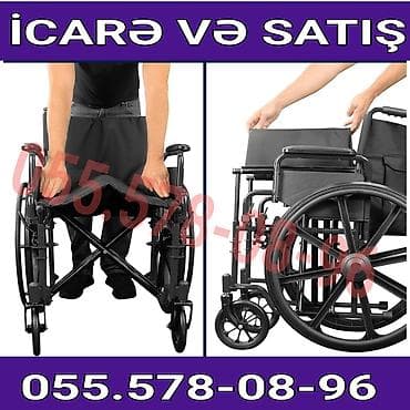 Другие медицинские товары: İcarə və satış üçün əlil arabası - Yığıla bilən konstruksiya — 1