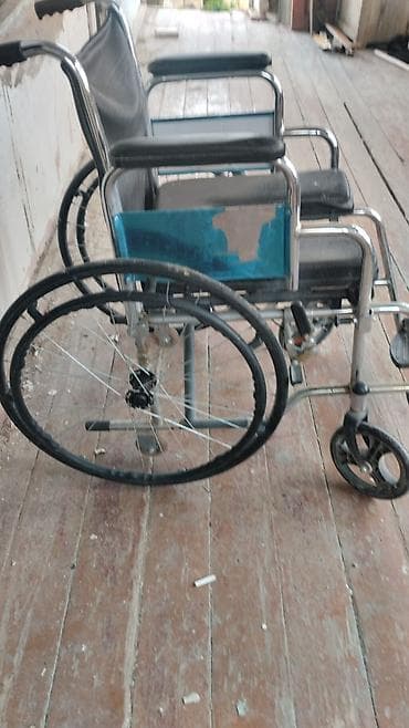 əlil arabasi: Köməkçi tualet funksiyalı əlil arabası - Metal xromlaşdırılmış karkas — 2