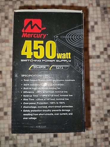 notbuk hp: Qida bloku 450 W — 2