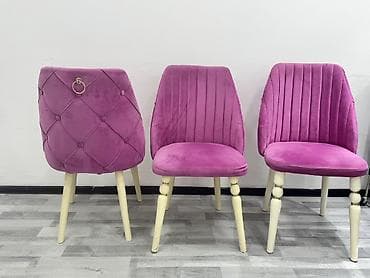 taxta stular: Kreslo, Vеlur parça — 1