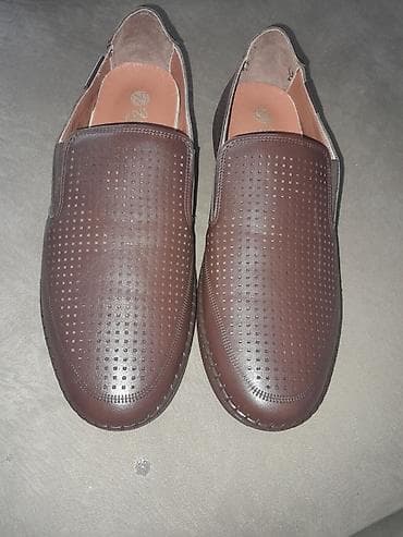 ayaqqabı kişi ücün: Kişi slip-on ayaqqabısı - Rəng: qəhvəyi - Model: slip-on (bağsız) — 5