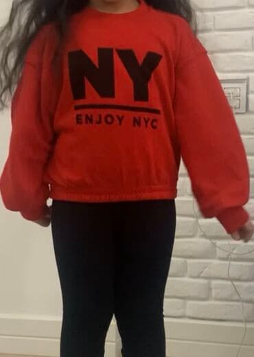 tünd qırmızı rənfli məktəbli forması: Zara kofta 8 yash — 1