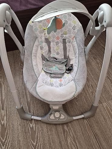 Uşaq yelləncəyi/elektrik beşik-swing - Yumşaq, ergonomik oturacaq və — 1