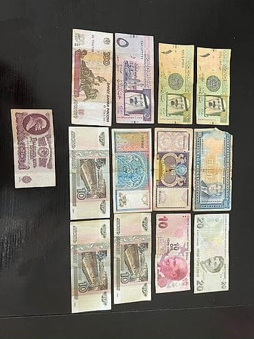 val: Satış: müxtəlif ölkələrin kağız pul kolleksiyası – 16 ədəd Tərkib: - — 1