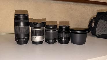 Canon EF obyektivlər toplusu + çanta Paketə daxildir: - Canon EF — 5