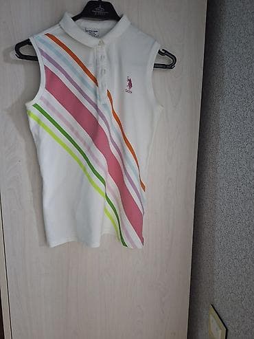 Мужское поло, U.S. Polo Assn, XS, цвет - Белый — 3
