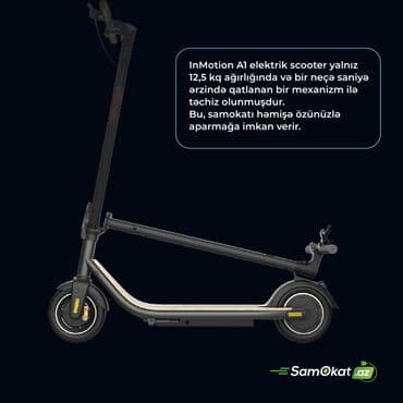 электронный самокат: Elektrik samokat Inmotion A1F (L5S) scooter skuter 🛴 Gördüyünüz ən — 4