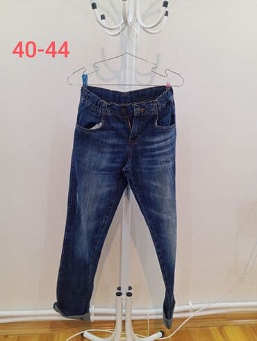 Opel: Kişi üçün klassik mavi cins şalvar - Ölçü aralığı: 40–44 (şəkildə — 1