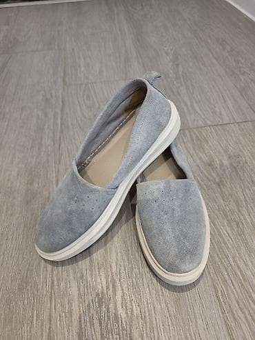 Məhsul: Qadın üçün slip-on ayaqqabı - Material: Yumşaq süet üst