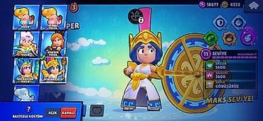 Video oyunlar və konsollar: Brawl Stars hesabı – yüksək səviyyəli, tam kolleksiya - Kupa yolu: 55 — 10
