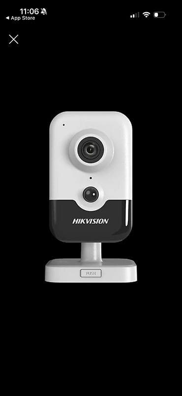ip 7: Hikvision daxili IP təhlükəsizlik kamerası - Kompakt “cube” dizayn — 1
