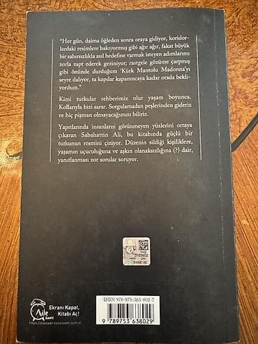 Məhsul: Kitab – “Kürk Mantolu Madonna” Müəllif: Sabahattin Ali — 2