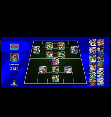 Xbox 360 & Xbox: EFootball hesabı/squad satılır – yüksək reytinqli komanda - Oyun — 1