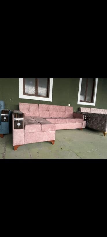 диван бу: Угловой диван, Раскладной, С подъемным механизмом, Ткань, Бесплатная доставка — 4