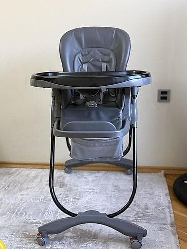 uşaq xalca: Uşaq yemək stulu – çoxfunksiyalı, tünd boz rəng Az istifadə olunub — 1