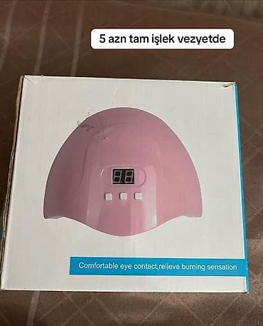 LED dırnaq quruducu lampa - Rəng: çəhrayı - LED ekranlı taymer — 1