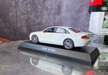 10 qepik: Коллекционная модель AUDI A8 D4 white 2010 Kyosho Scale 1:43 Art. — 22