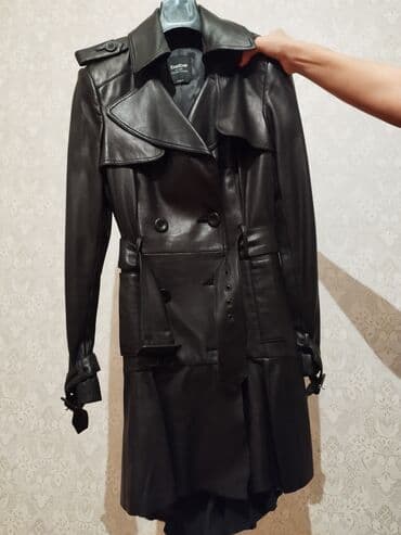 женский плащ новая: Плащ, Bebe, S, цвет - Черный — 4