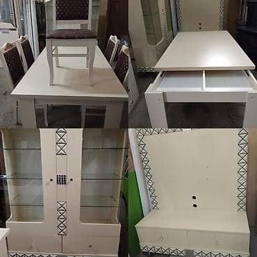 ev stulu: Masa və oturacaqlar — 1