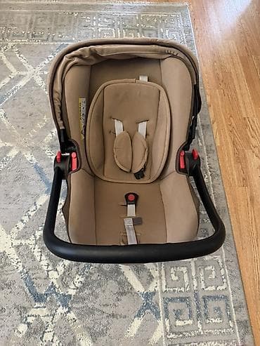 Avtokreslolar: Uşaq avtomobil oturacağı/daşıma beşiyi - Rəng: bej - Quraşdırma — 3