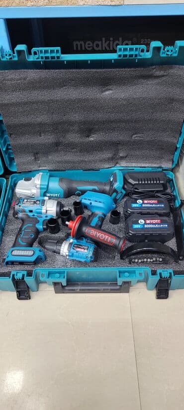 Digər alət dəstləri: Yeni Drel dəsti, ədəd: 3, Zərbəli drel, 720 W-dan çox — 1