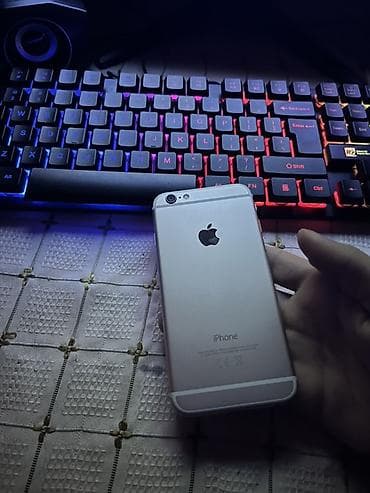 iphone 12 pro 512: IPhone 6, Gümüşü, Barmaq izi — 2