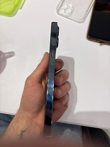 mini iphone x: IPhone 13 Pro Max, 256 GB, Mavi, Qırıq — 3