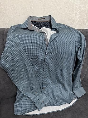 euro wolf utu: Köynək, Ted Baker London, M, rəng - Göy — 1
