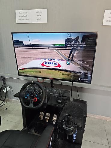 Barter yoxdur PC və Logitech sükan konsol satılır. Qeyd olunan qiymət