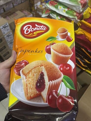 Bonita Cupcakes – albalı içlikli kekslər - Brend: Bonita - Növ