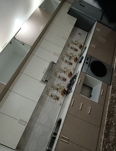 rengli metbex mebelleri: Sifarişlə mətbəx dəsti, Özü çəkən petlələr, Mat laminat, Kredit yoxdur, Pulsuz çatdırılma — 4