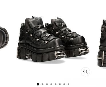 New rock. original deyil. Qara platformalı unisex “goth/industrial”