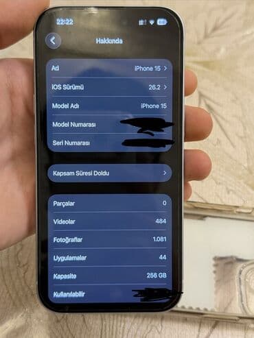 Apple iPhone: IPhone 15, 256 GB, Blue Titanium, Face ID — 5