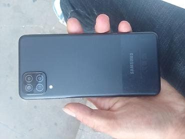 samsung bluetooth: Samsung Galaxy A12, цвет - Черный, Отпечаток пальца — 2