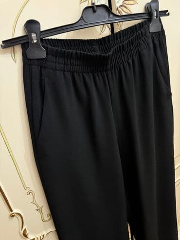 flisli qadın leqqinsləri: Şalvar, Mango, S, XS, rəng - Qara — 1