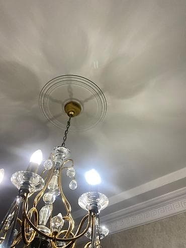 Бра, настенные светильники: Люстра, 8 ламп, Металл — 3