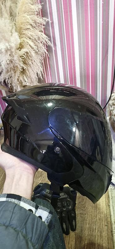 06 arxa faralari: Moto dəbilqə və aksesuarlar dəsti Kaska+interkom, əlcəklər, maska, 2 — 6