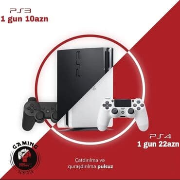arenda kompressor: Playstation icaresi ps4 -1 gun 22 azn . En son oyunlar . Ps3 - 1 gun — 1