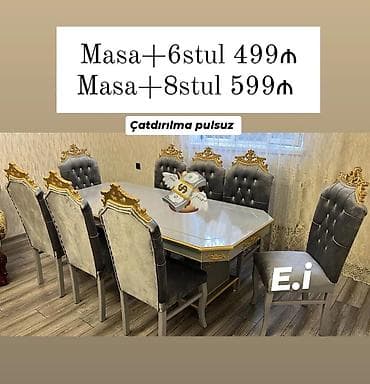 anaya aid sekiller: Masa və oturacaq dəstləri — 1