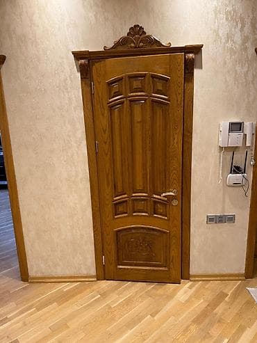 taxta panel: Əl işiŞabalıd ağaci naxiş,oyma ile duzelen klassik model qapi.5 — 1