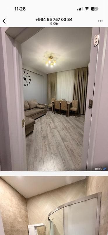 1 otaqlı mənzil – tam mebel və məişət texnikası ilə Planlaşdırma: - — 4