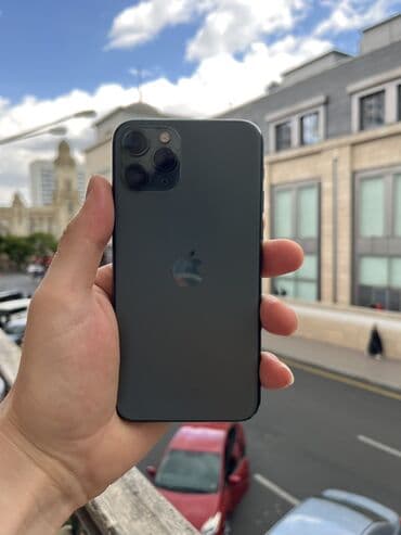islenmis iphone 11 pro: IPhone 11 Pro, 256 GB, Yaşıl, Sənədlərlə, Zəmanət, Face ID — 10